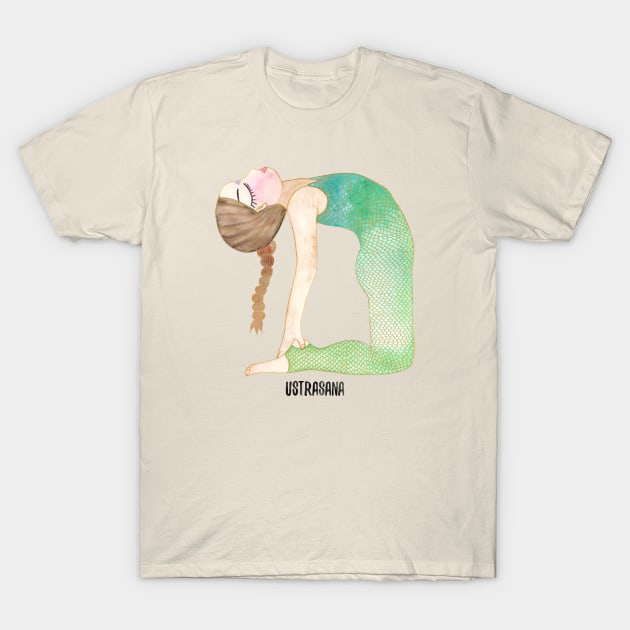 Ustrasana T-Shirt by Sarito`s Ink:. 